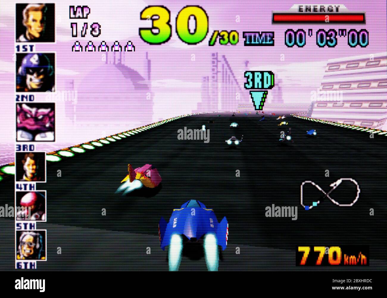 F-Zero X FZero - Nintendo 64 Videogame - usage éditorial seulement Banque D'Images
