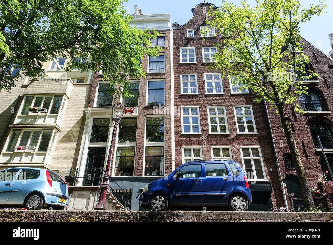 Calme Amsterdam (pays-Bas) pendant la crise Covid-19, vues sur le quartier rouge vide Banque D'Images