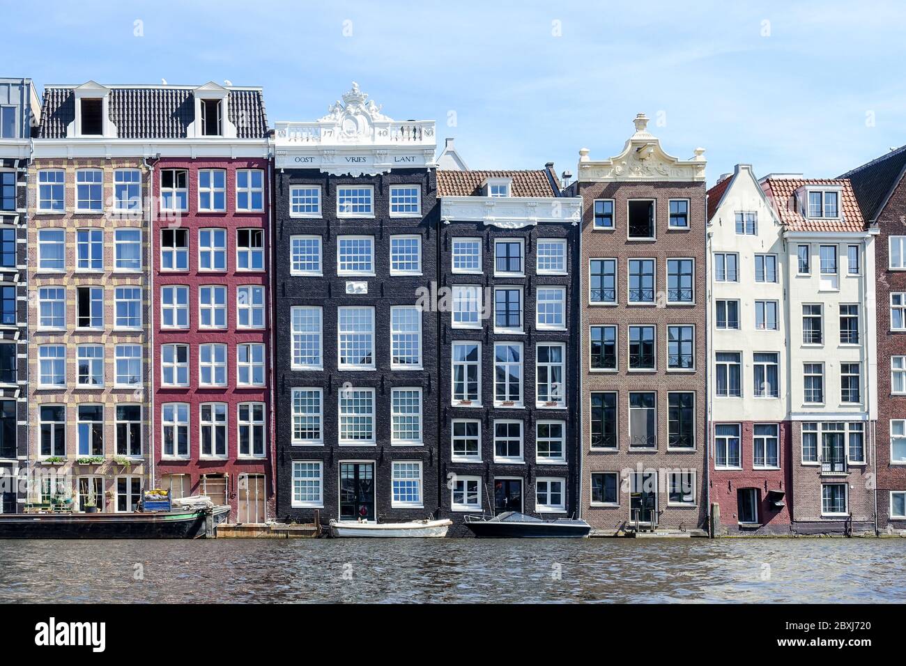 Calme Amsterdam (pays-Bas) pendant la crise Covid-19, vues sur le quartier rouge vide Banque D'Images