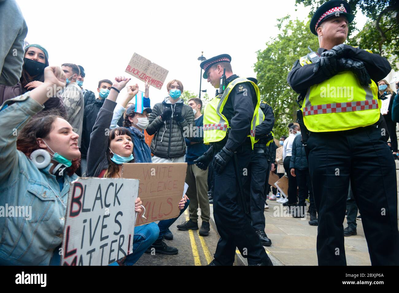 Marching for Black Lives Matter , londres 7 juin 2020, photo Antonio Pagano/Alamy Banque D'Images