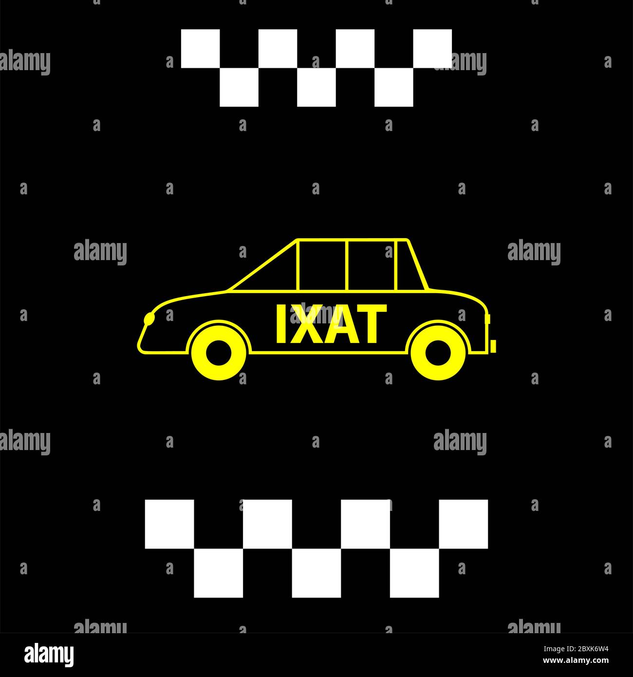 Icône taxi symbole Illustration du vecteur Illustration de Vecteur