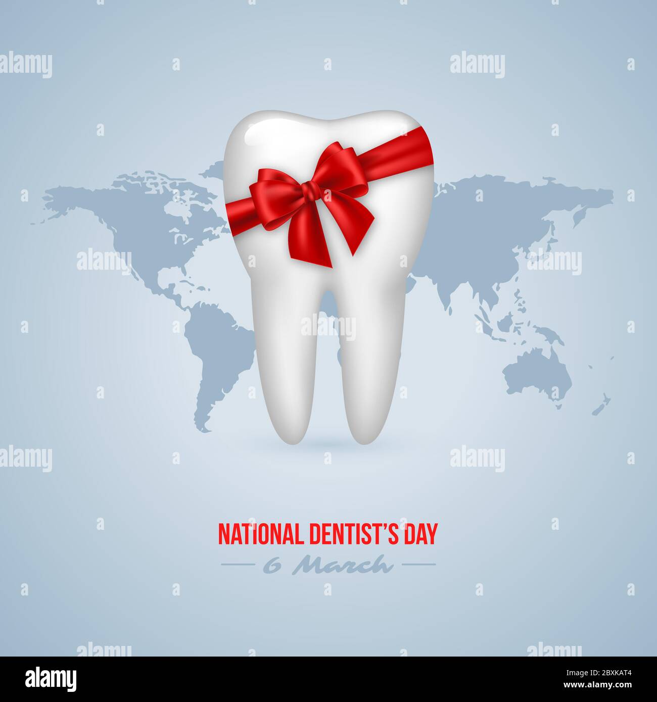 Journée nationale du dentiste. Illustration de Vecteur