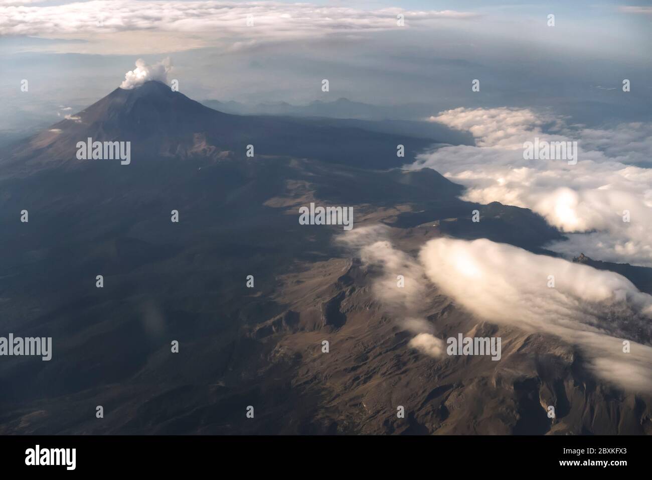 Volcan Popocatepetl Mexique Banque D'Images