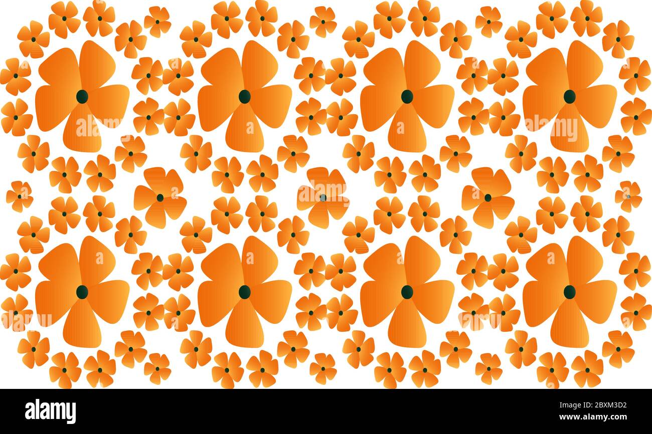conception textile numérique de fleurs Illustration de Vecteur