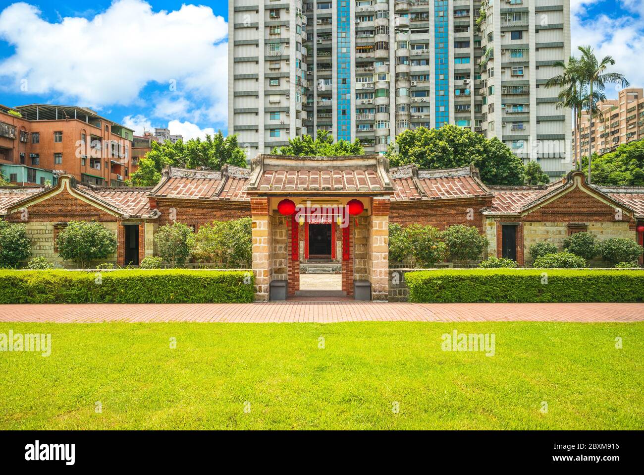 Maison historique de la famille Li à New Taipei City, Taïwan Banque D'Images
