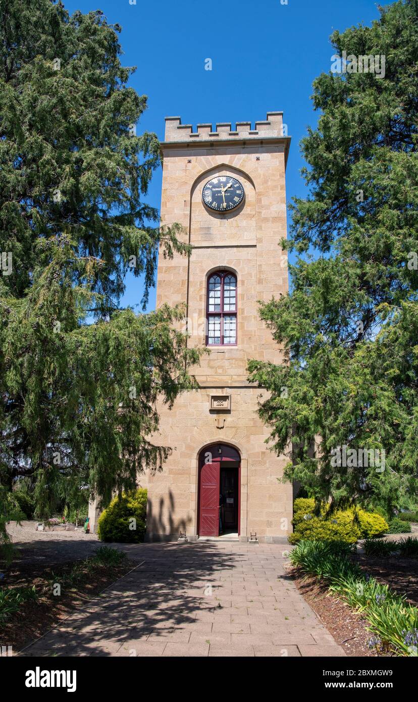 Église anglicane St Lukes Richmond Tasmanie Australie Banque D'Images