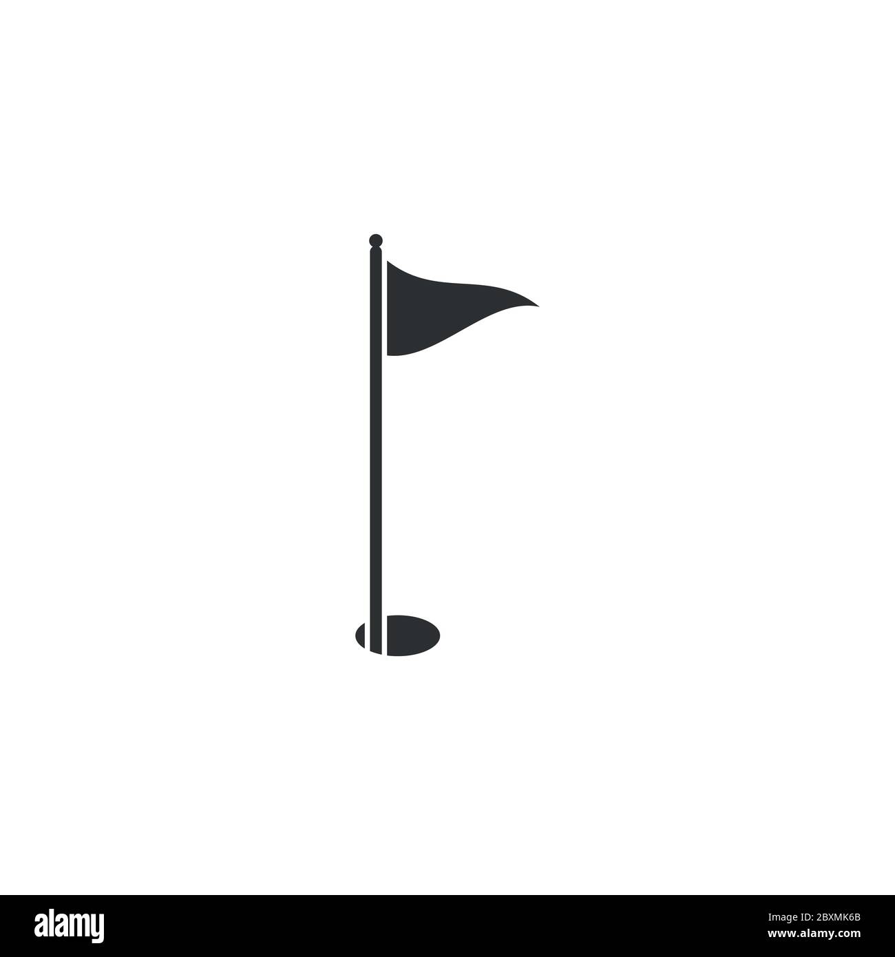 drapeau et trou de golf. Isolé sur fond blanc. Illustration vectorielle plate. Concept sport. Signe de réalisation des objectifs. Illustration de Vecteur drapeau et trou de golf. Isolé sur fond blanc. Illustration vectorielle plate. Concept sport. Signe de réalisation des objectifs. Illustration de Vecteur