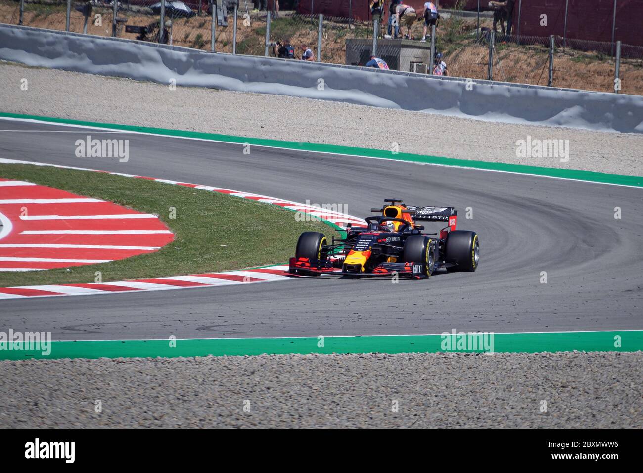 MONTMELLO, ESPAGNE-10 MAI 2019 : Red Bull RB15 Formule 1 (pilote : Max Verstappen) Banque D'Images