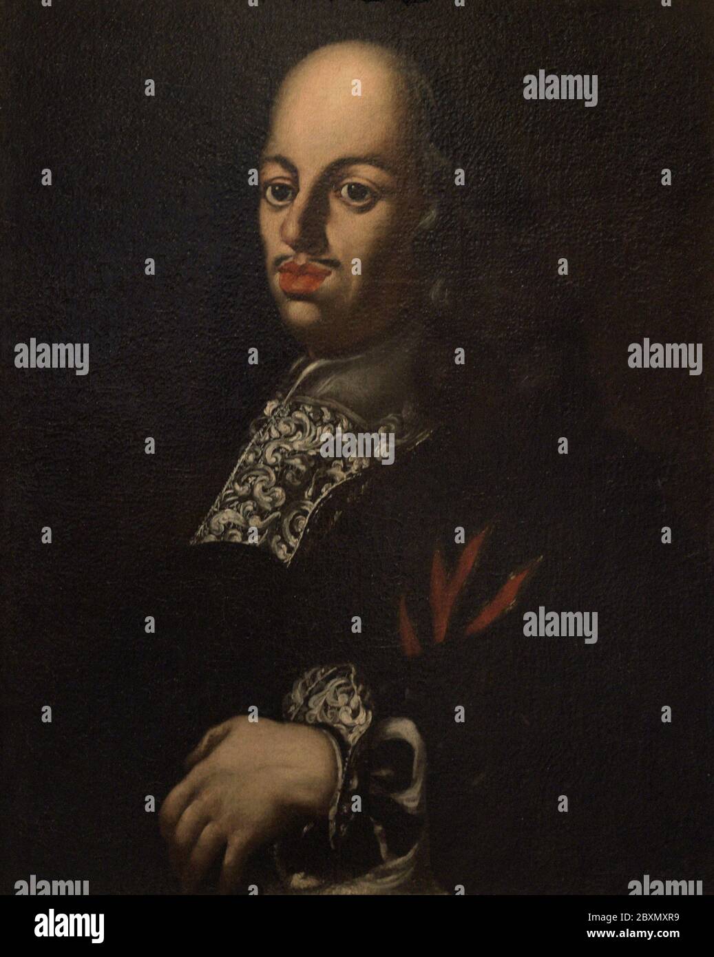 Cosimo III de Medici (1642-1723). Grand-duc de Toscane. Portrait florentin anonyme. Début du XVIIIe siècle. Musée du pèlerinage et Santiago. Saint-Jacques-de-Compostelle, Galice, Espagne. Banque D'Images