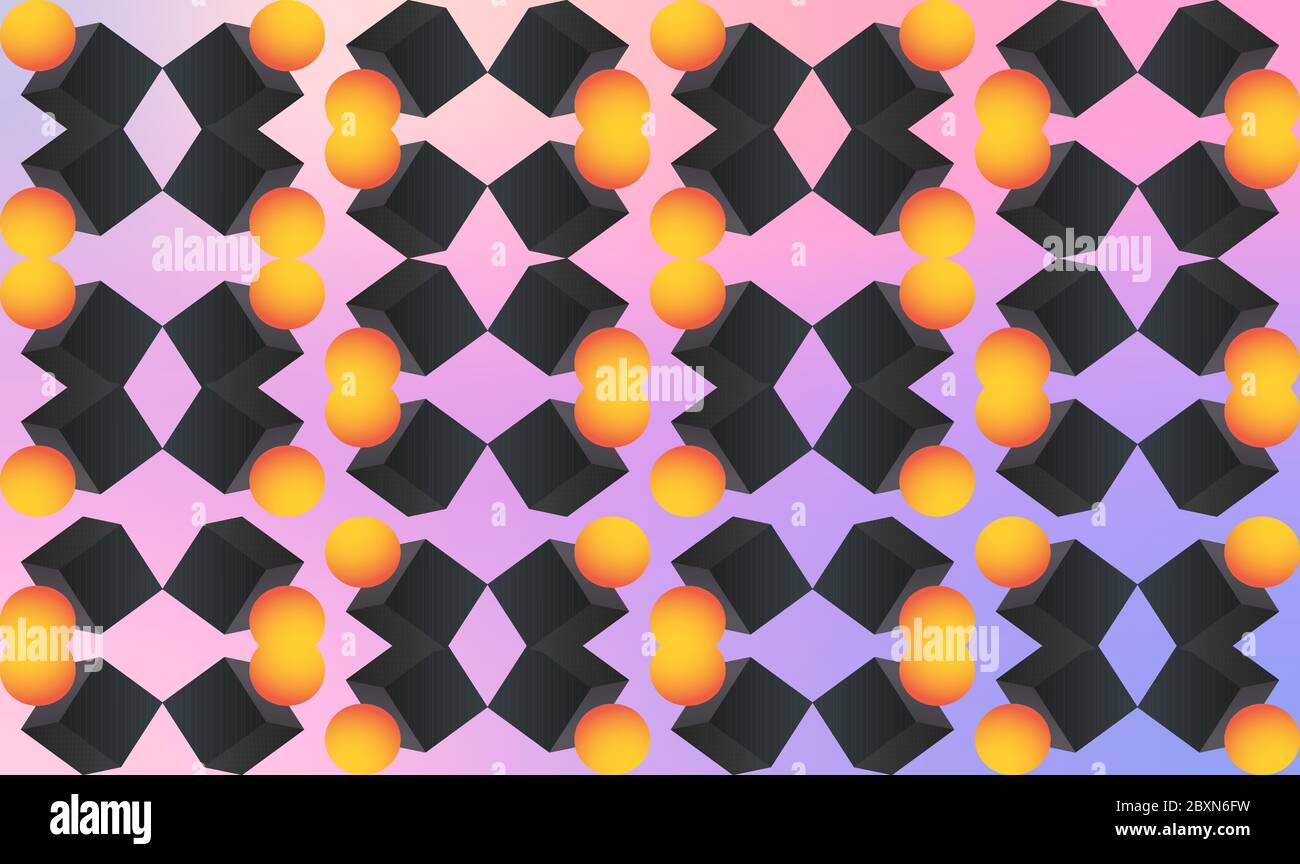 conception textile numérique de divers arts sur fond abstrait Illustration de Vecteur