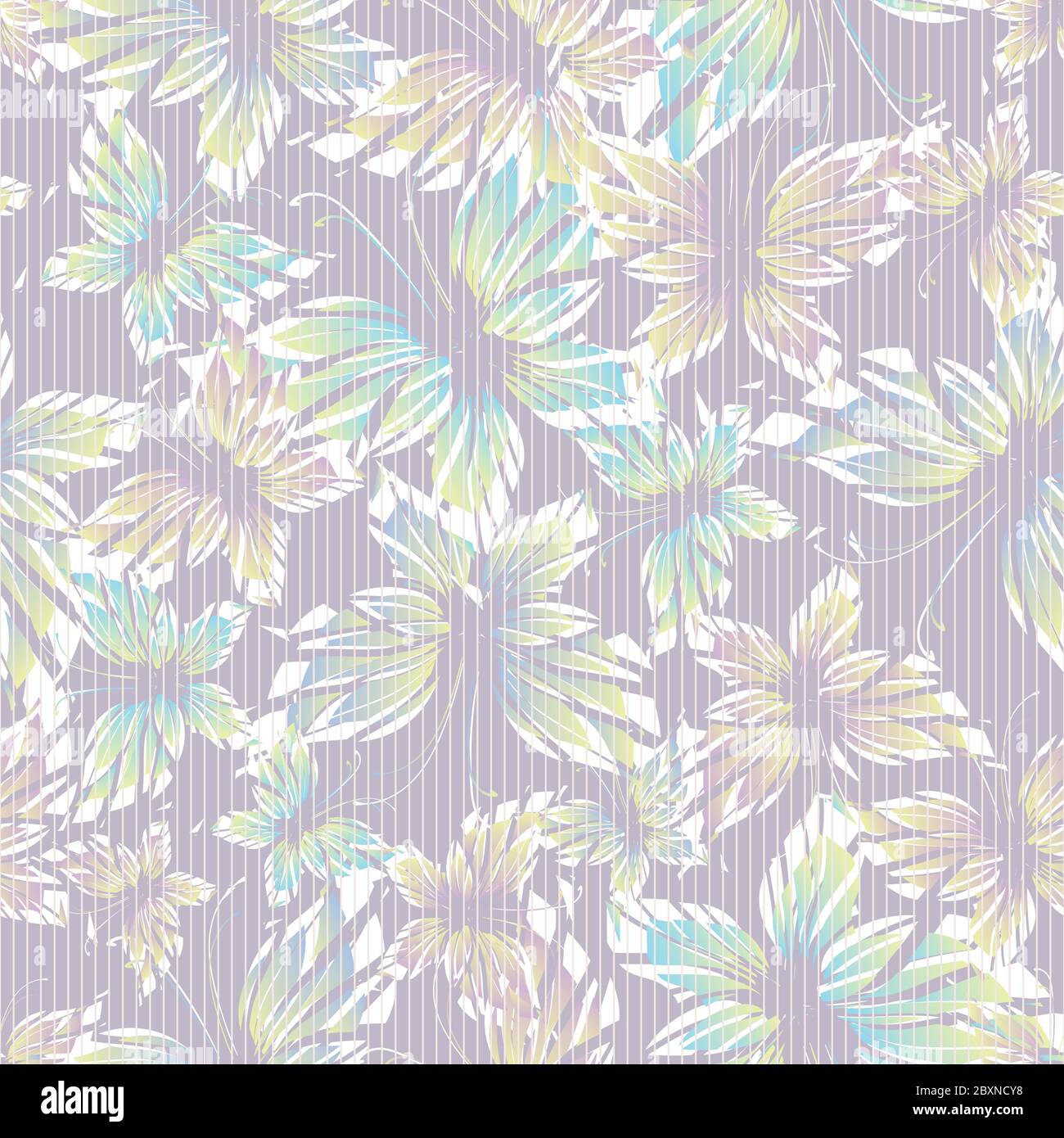 motif vectoriel sans couture de papillons pastel ombrés Illustration de Vecteur