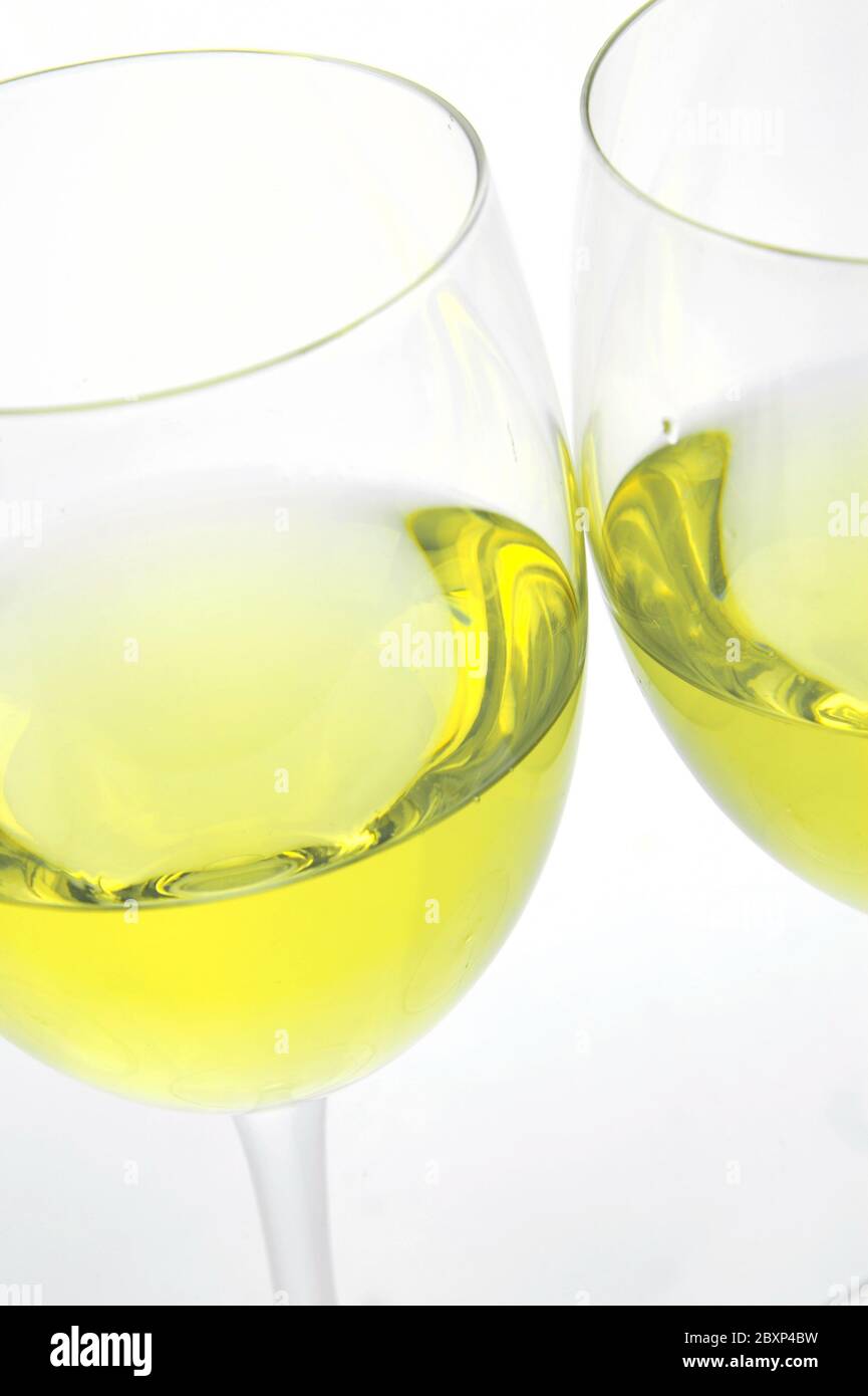 Vin blanc Banque D'Images