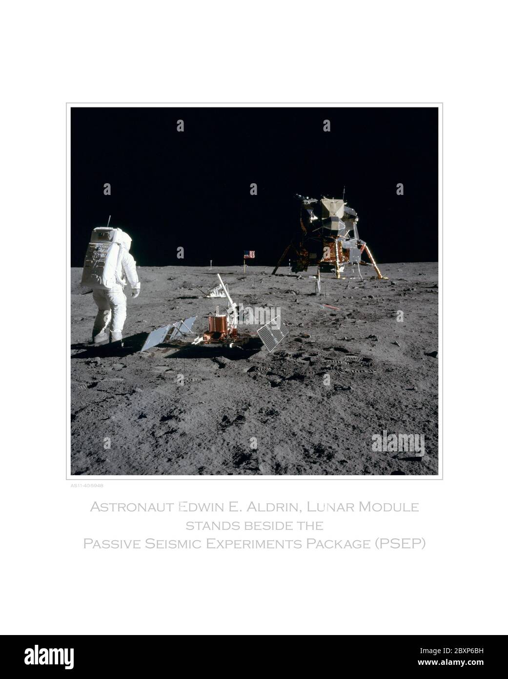 AS11-40-5948 alt - Apollo 11 ; 1967 – 1972 ; Banque D'Images