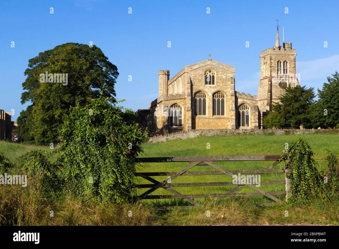 Église de l'abbaye de Sainte-Marie et Sainte-Hélène, Elstow, Bedfordshire, Angleterre, Royaume-Uni, Europe Banque D'Images