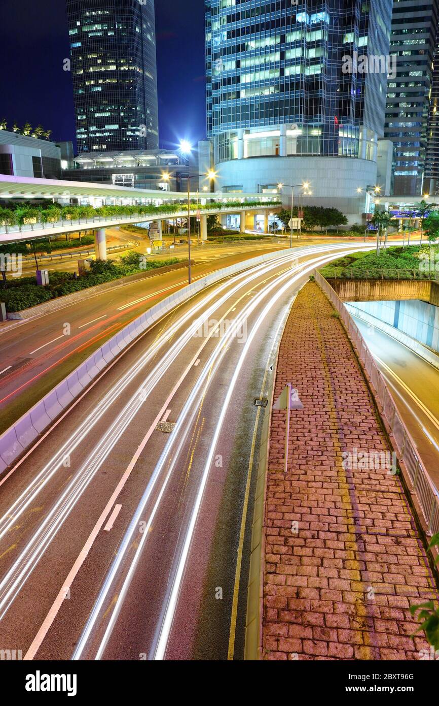 flou de circulation occupé Banque D'Images