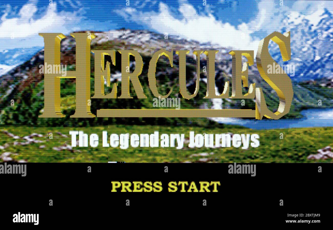 Hercules les légendaires séjours - Nintendo 64 Videogame - usage éditorial seulement Banque D'Images