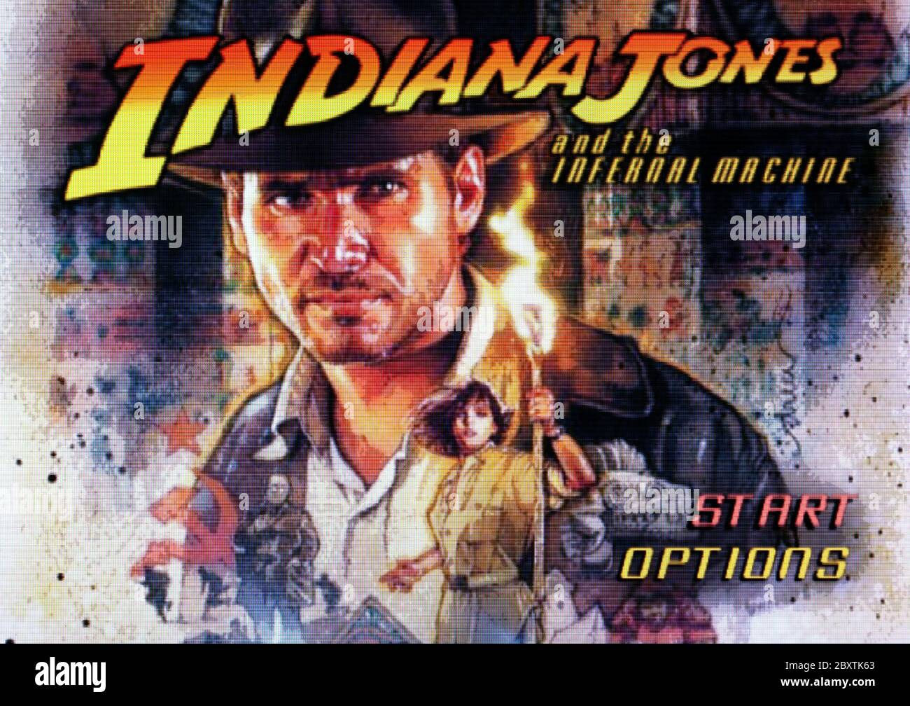 Indiana Jones et la machine infernale - Nintendo 64 Videogame - usage éditorial seulement Banque D'Images