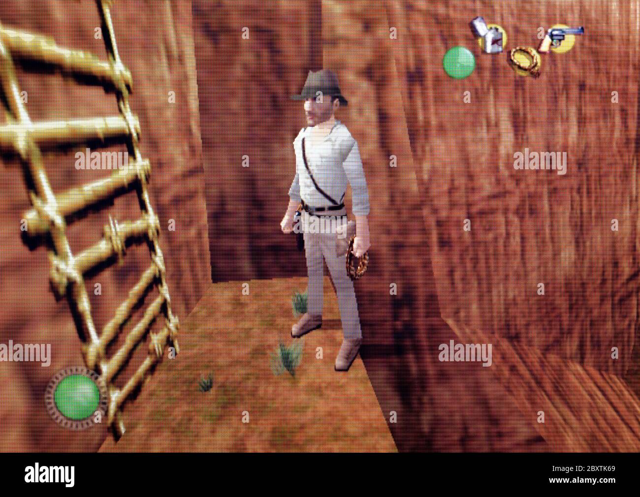 Indiana Jones et la machine infernale - Nintendo 64 Videogame - usage éditorial seulement Banque D'Images
