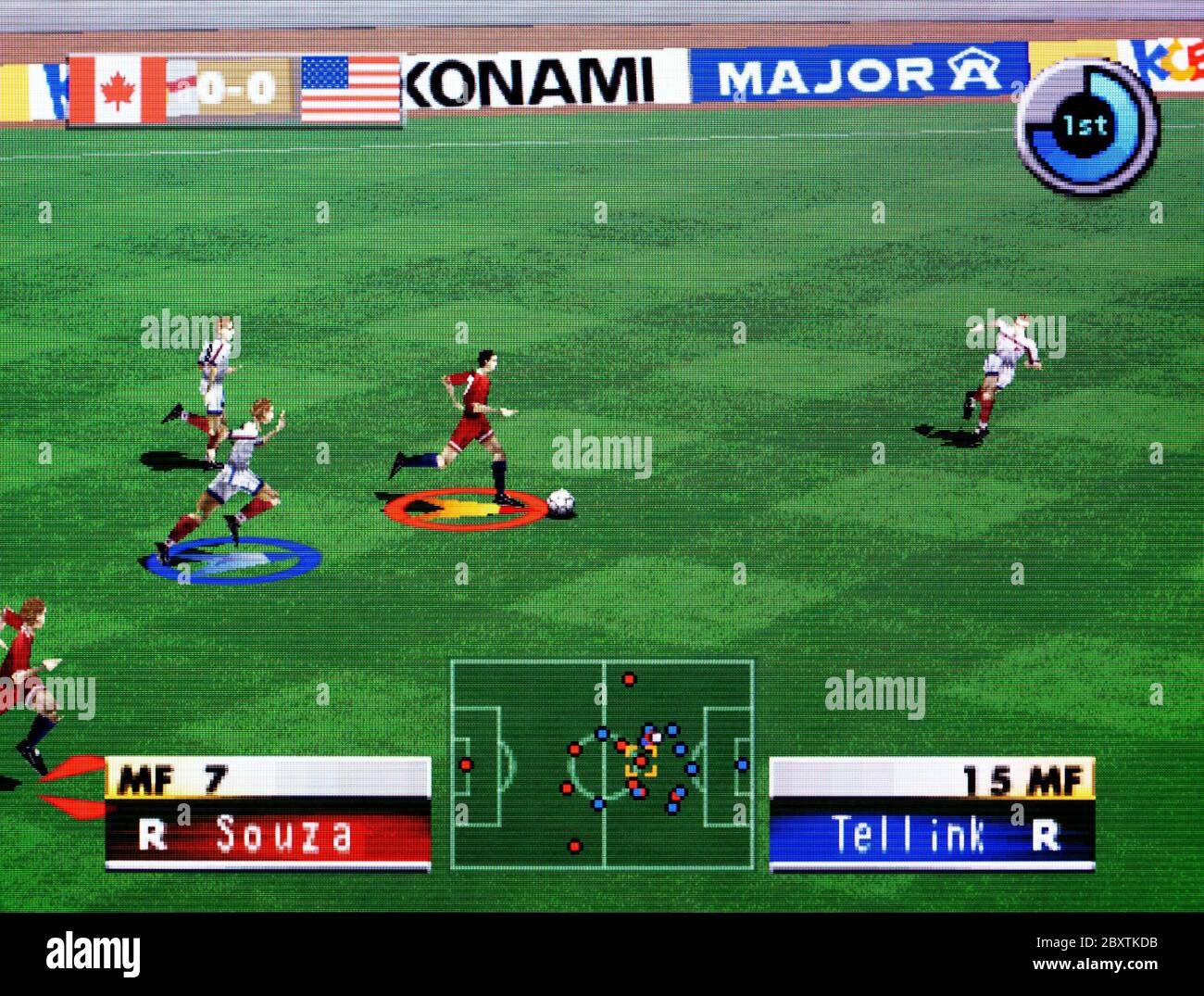 International Superstar Soccer 00 Iss Nintendo 64 Videogame Usage Editorial Seulement Photo Stock Alamy