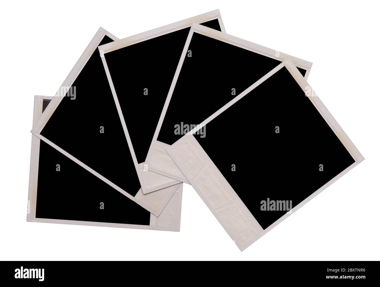 cadres de Polaroid Banque D'Images