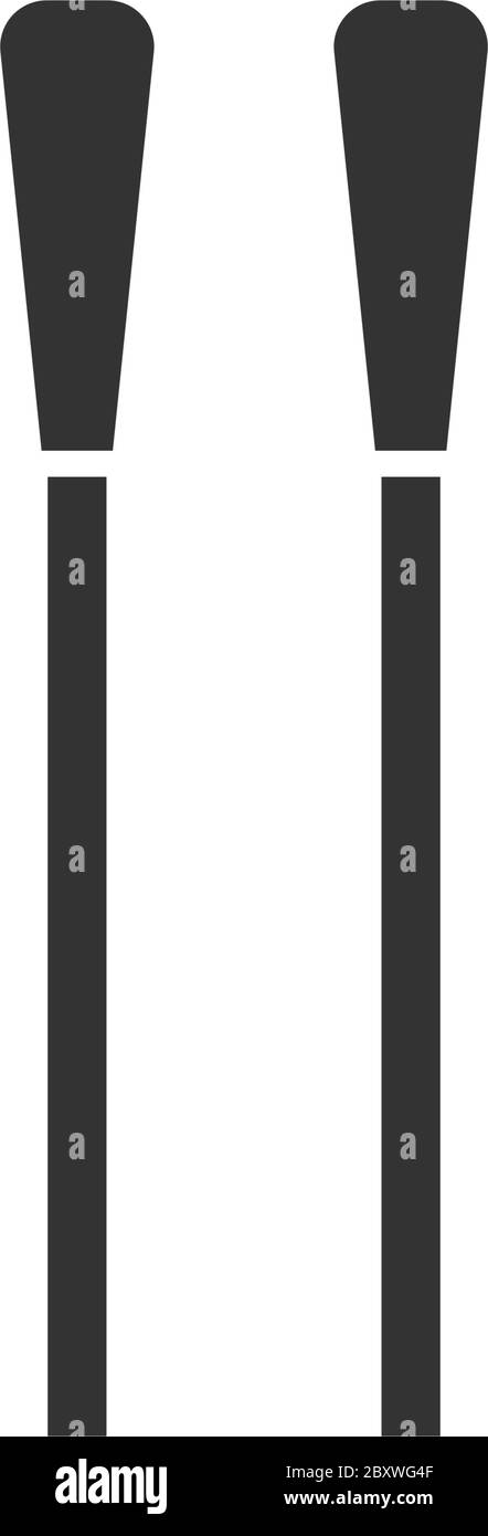Palette. Icône noire plat sur fond blanc Illustration de Vecteur