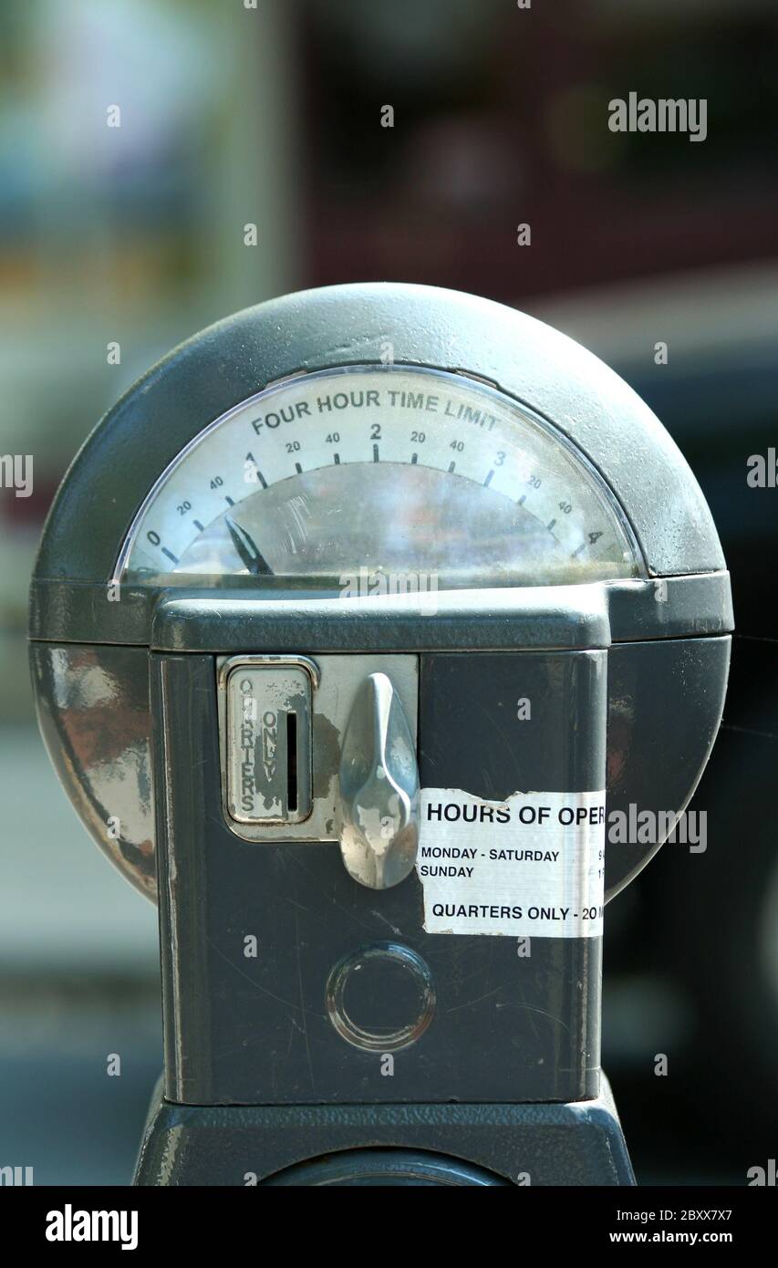 Une vingt-cinq cent mètres parking Banque D'Images