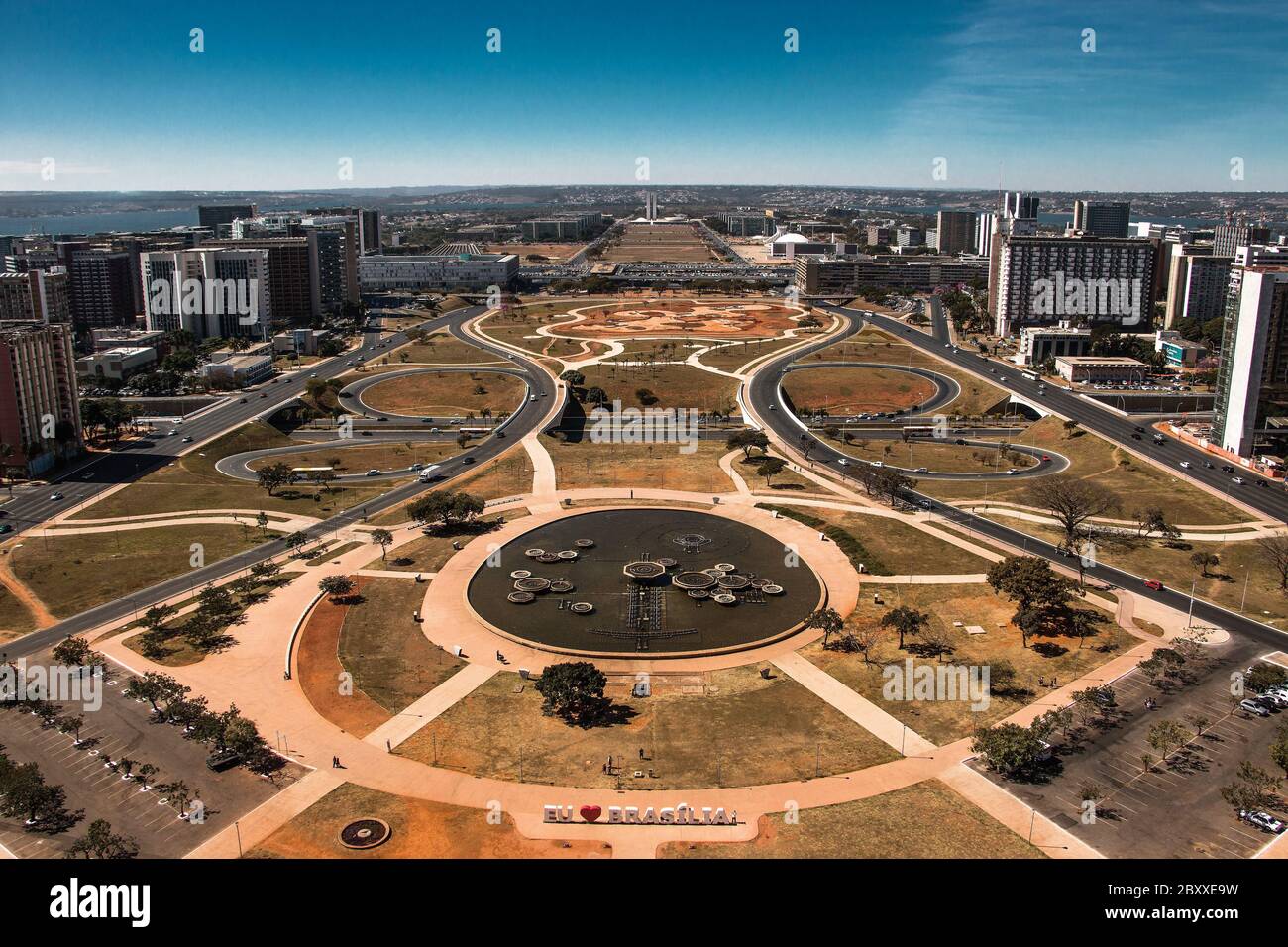 Photo aérienne de Brasília, la capitale du Brésil Photo Stock Alamy