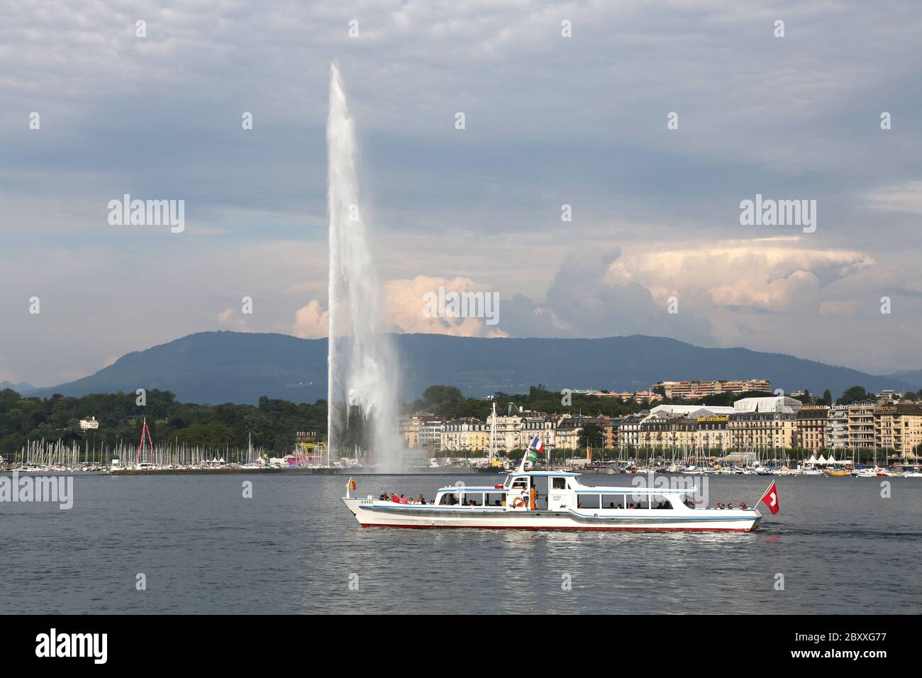 Lac de Genève , Suisse Banque D'Images