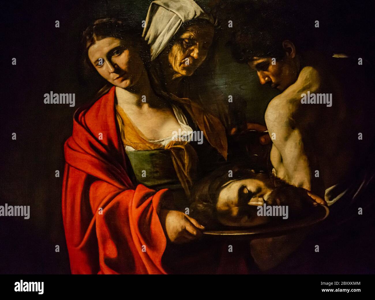 Peinture originale de Michel-Ange Merisi da Caravaggio Banque D'Images