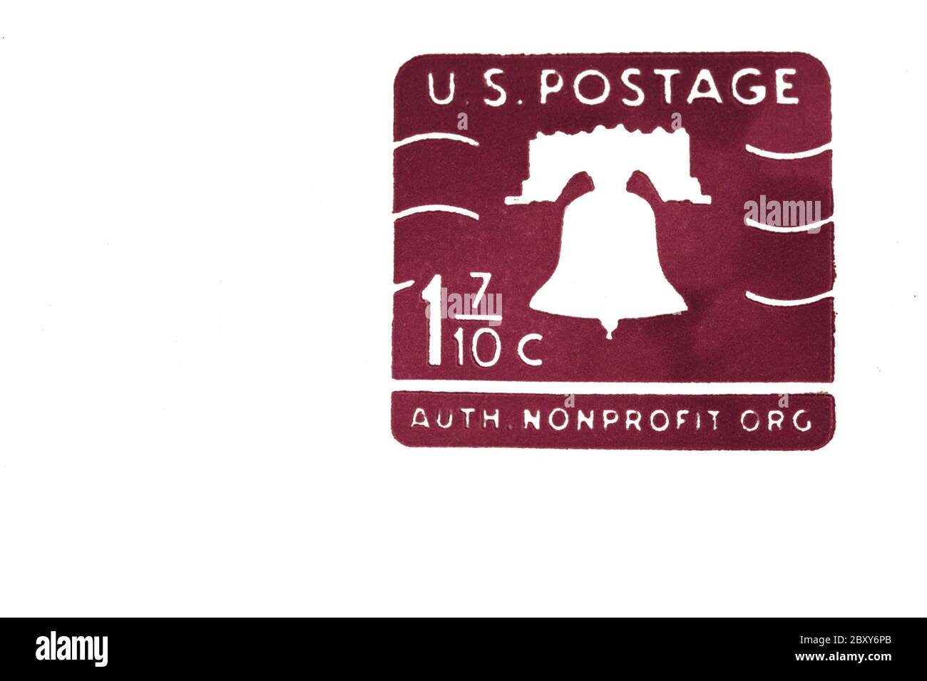 Un timbre-poste nous isolés Banque D'Images