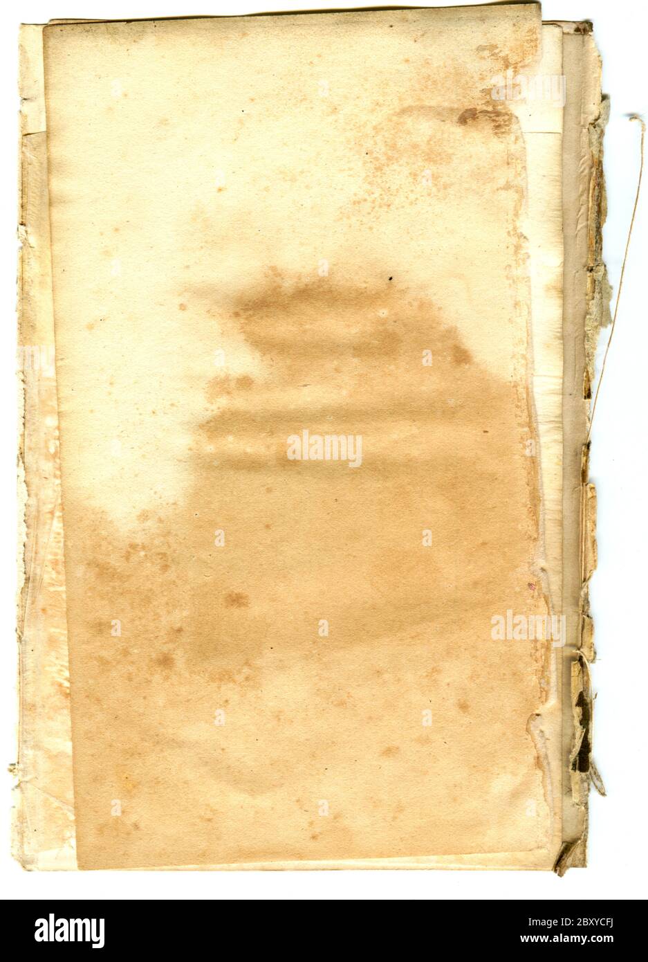 Vieux papier ancien d'un livre ou bloc-notes arrière-plan rétro vierge  Photo Stock - Alamy
