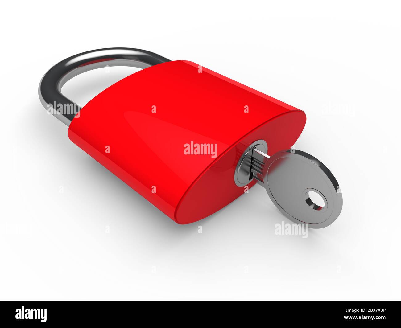 cadenas 3d rouge Banque D'Images