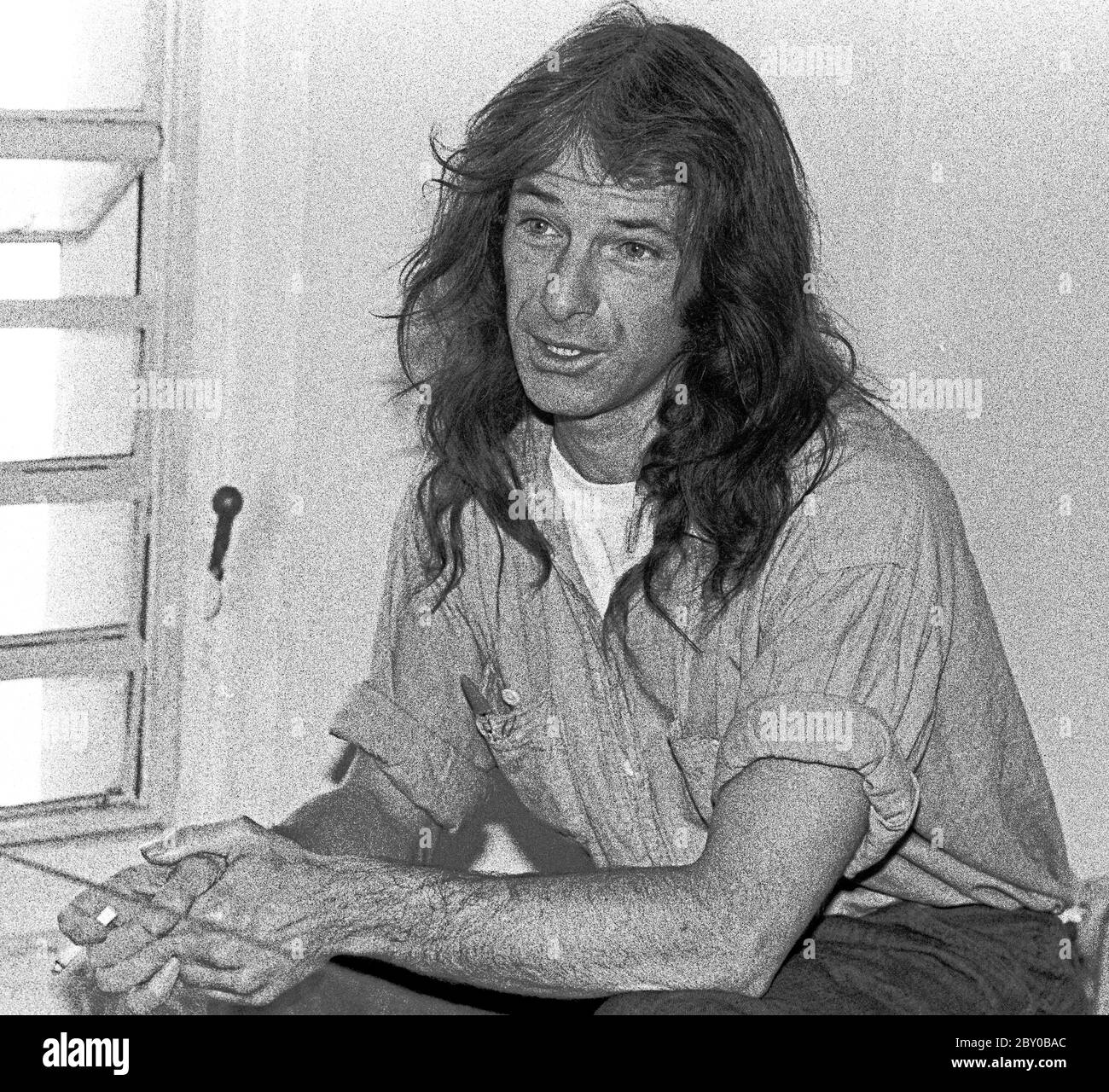 Dennis Robert Peron, militant de San Francisco, en prison à la fin des années 70 Banque D'Images