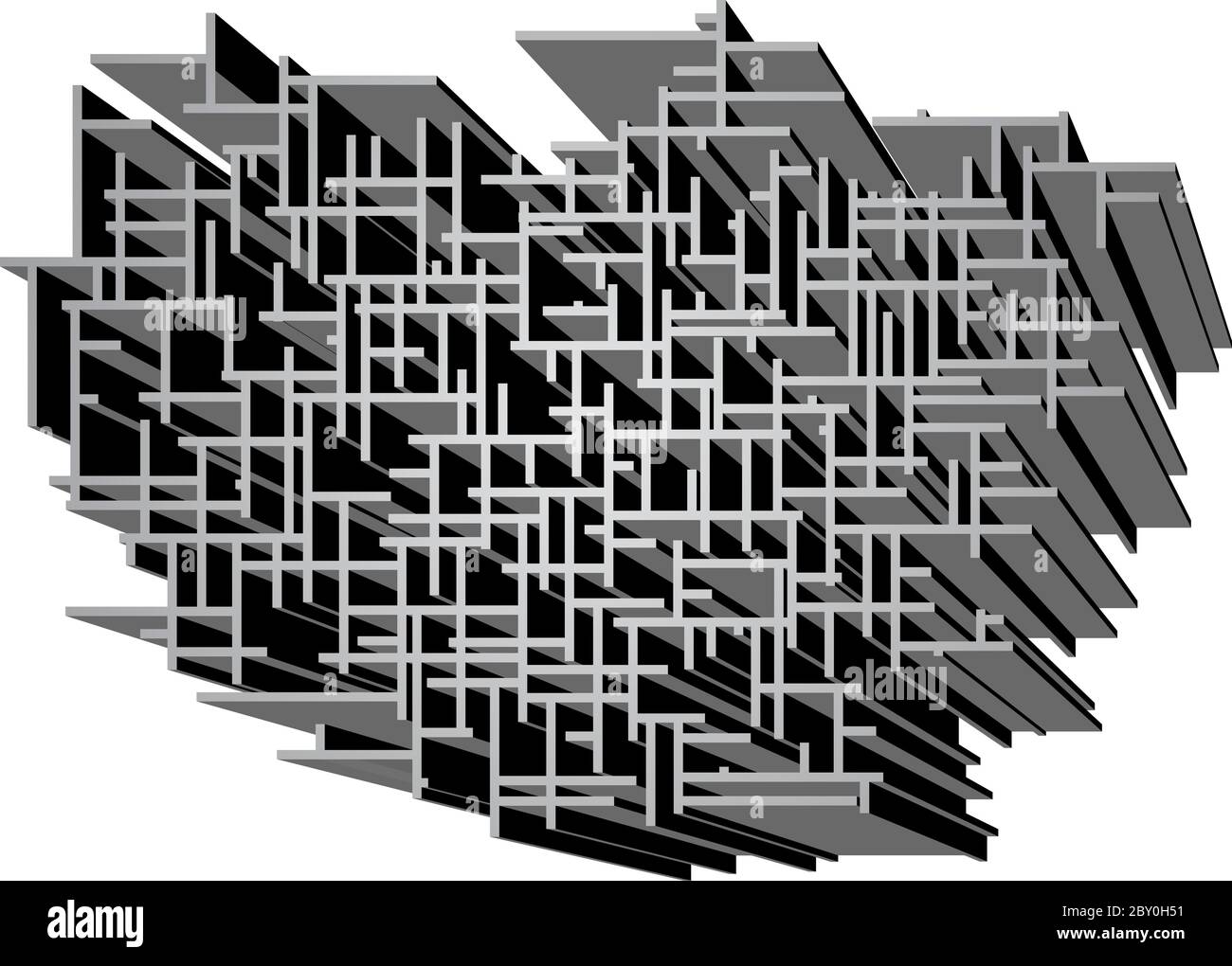 Labyrinthe rare Illustration de Vecteur