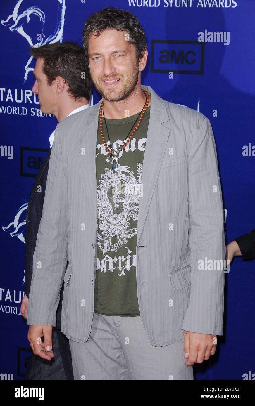 Gerard Butler au Taurus World Stunt Awards 2007, qui a eu lieu aux Paramount Studios de Los Angeles, en Californie. L'événement a eu lieu le dimanche 20 mai 2007. Photo par: SBM / PictureLux - référence du fichier # 34006-4561SBMPLX Banque D'Images