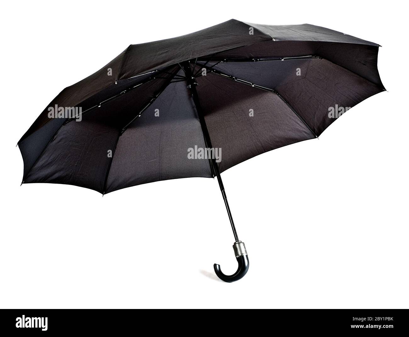 parapluie noir Banque D'Images
