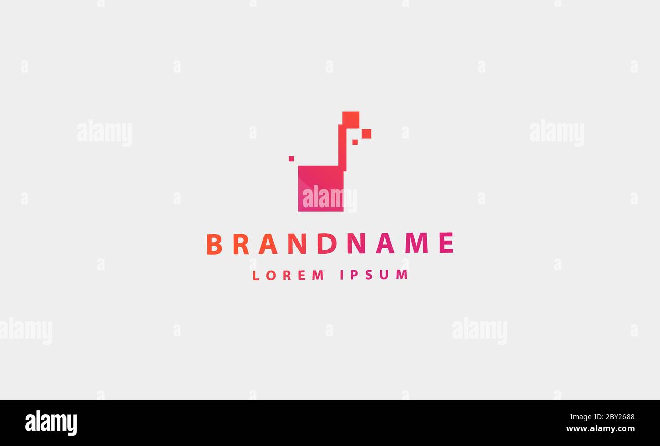 illustration de l'icône de vecteur du logo de note de musique Illustration de Vecteur