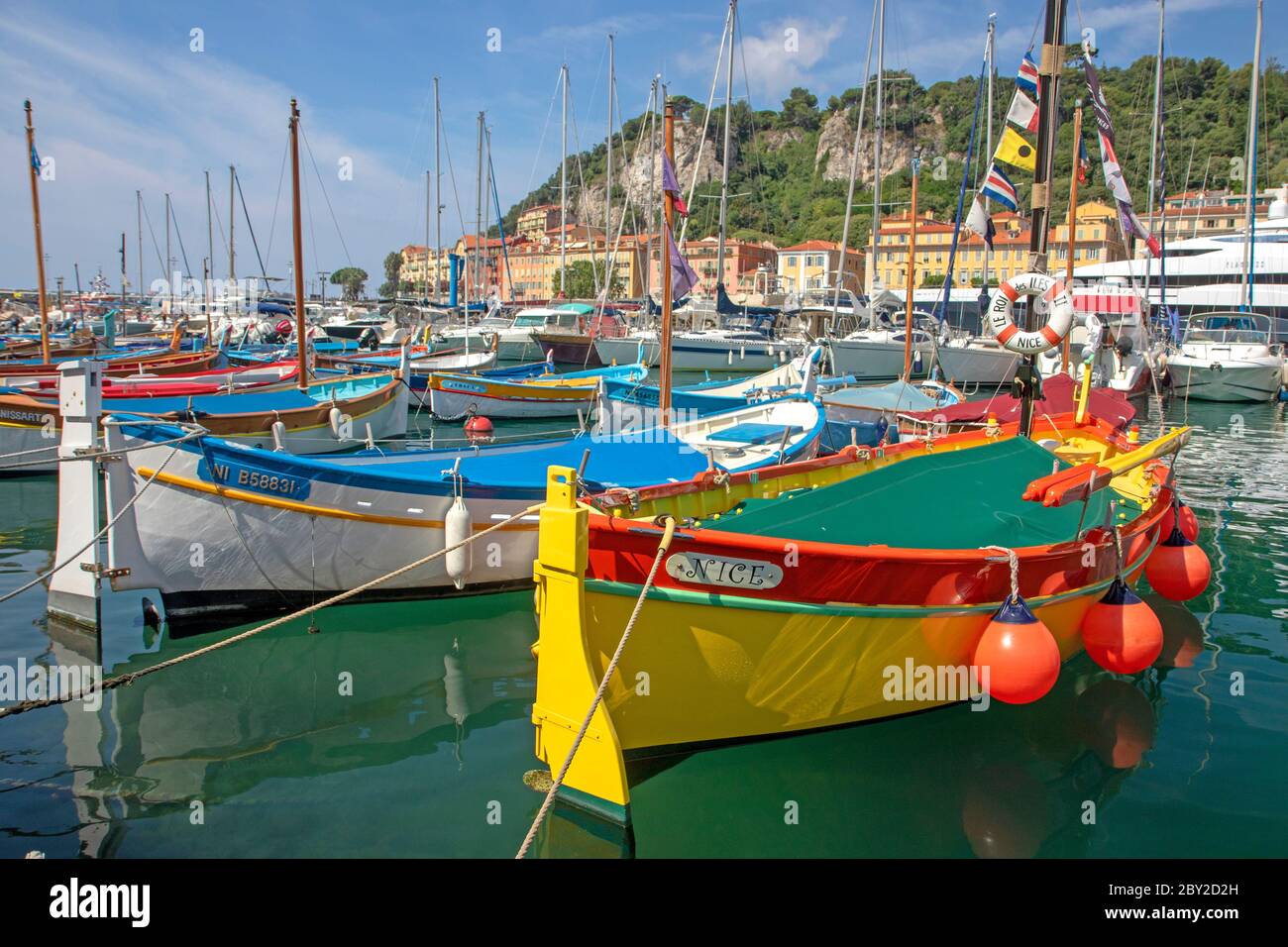 Port de Nice Banque D'Images