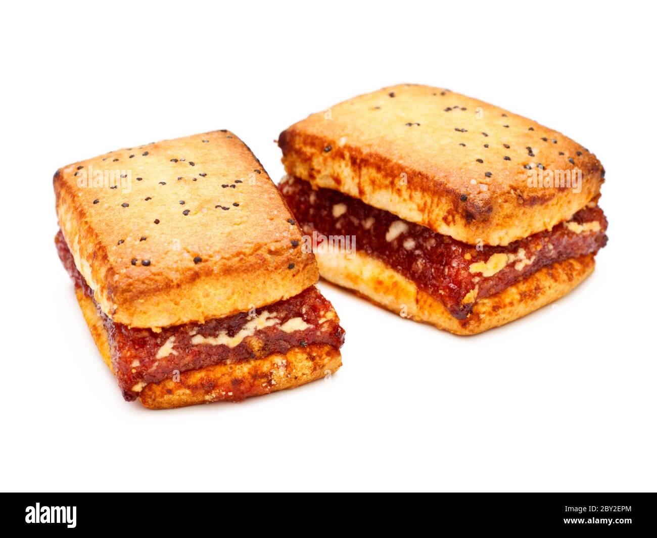 Biscuits sandwich Banque D'Images