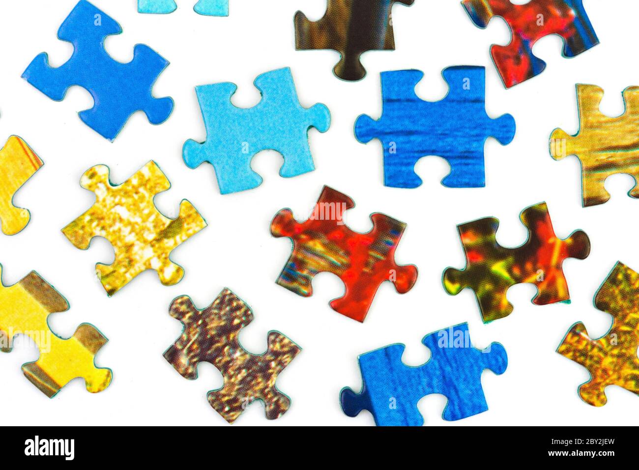 Morceaux de puzzle Banque D'Images