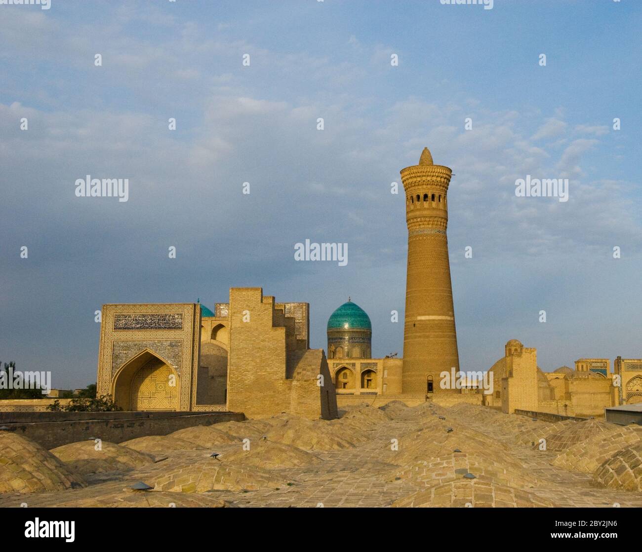 Panorama de Boukhara, Ouzbékistan Banque D'Images