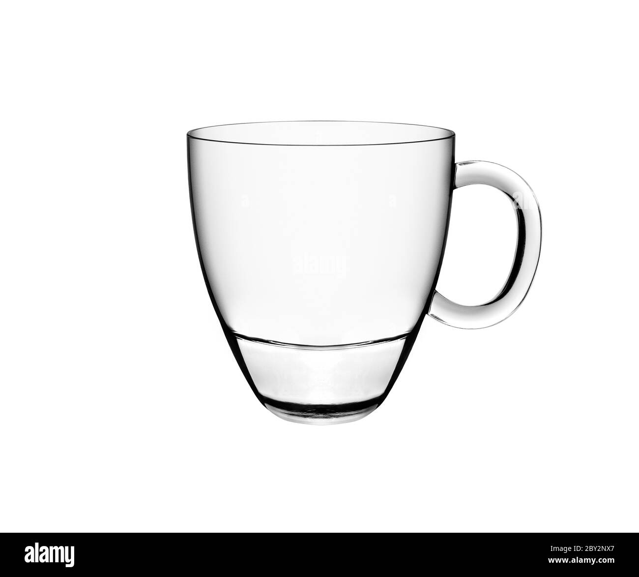 Avec de l'eau en verre Banque D'Images