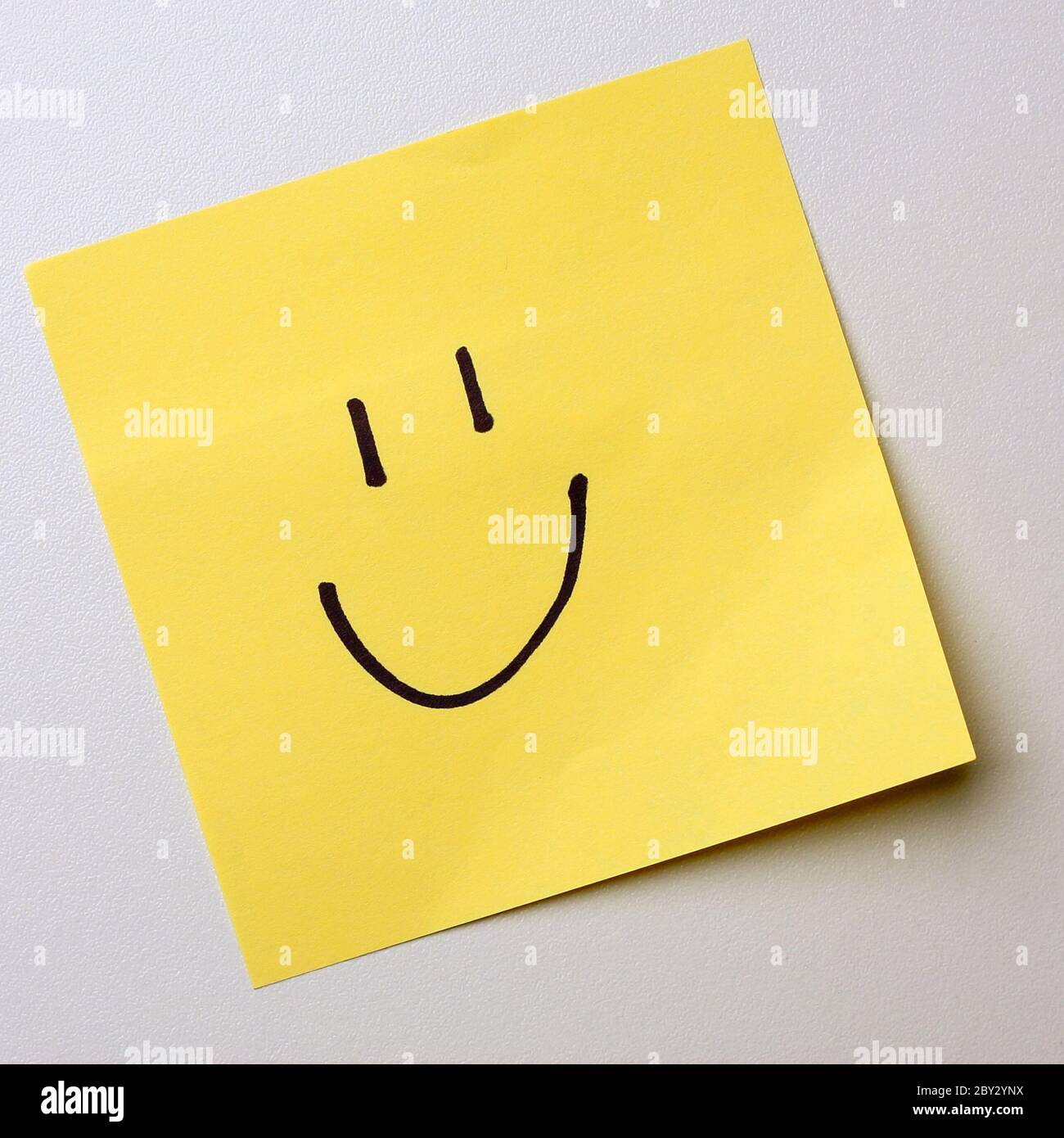 Post-IT Smiley Banque D'Images