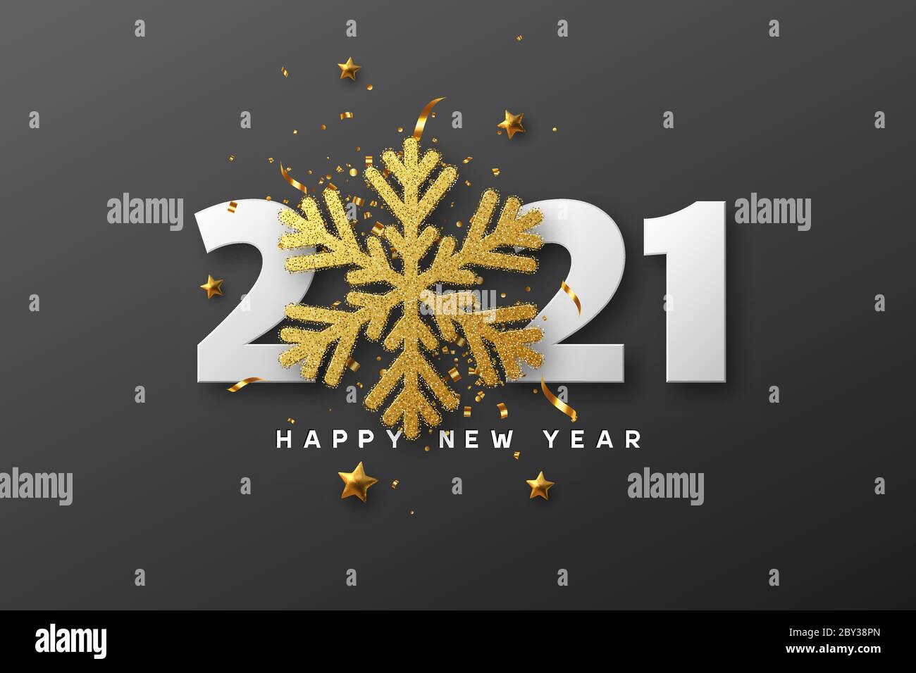 2021 bonne année. Illustration de Vecteur