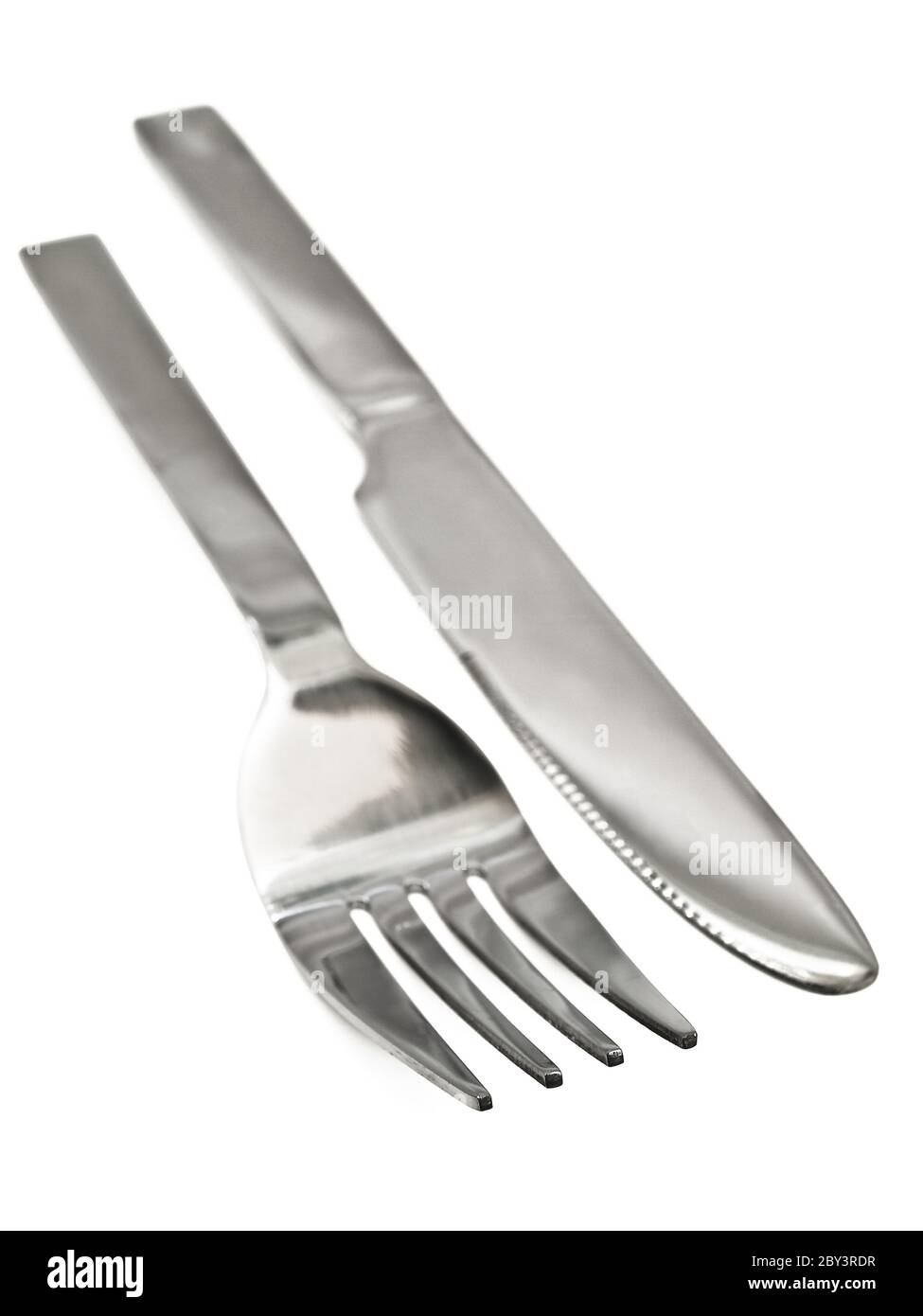 fourchette et couteau Banque D'Images