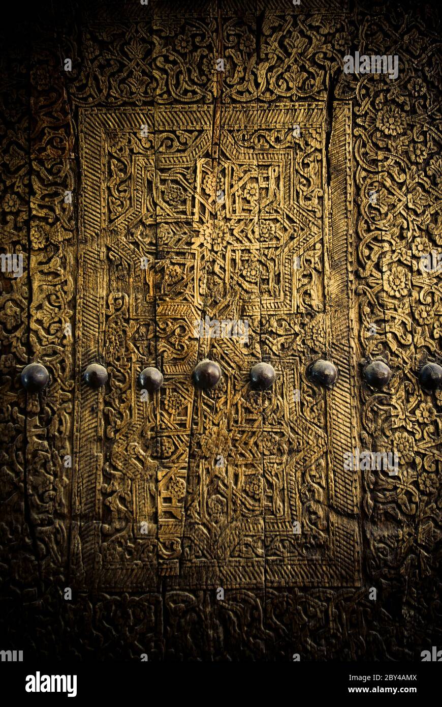 Close-up image de portes anciennes Banque D'Images