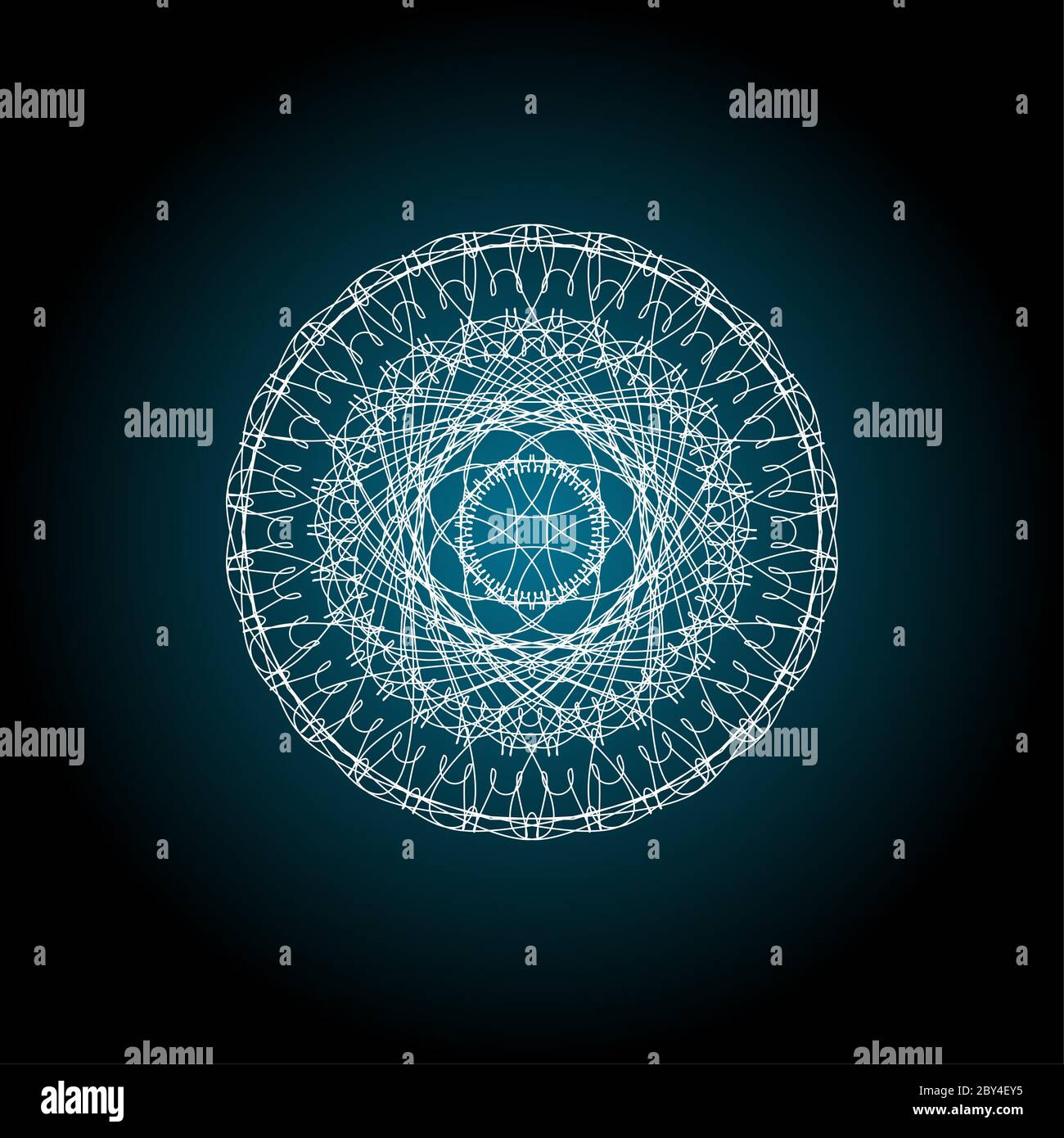 Élément guilloche pour certificat, bon, billet, bon, conception de monnaie, monnaie, note, chèque, billet, récompense Banque D'Images