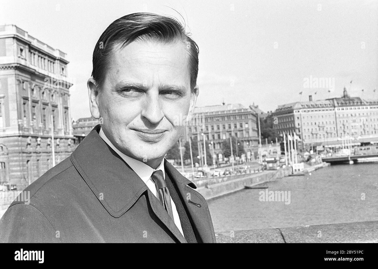 Olof Palme. Politique sociale-démocrate suédoise et premier ministre. Né le 14 octobre 1927. Assassiné en février 28 1985. Photographié ici en octobre 1965. Banque D'Images