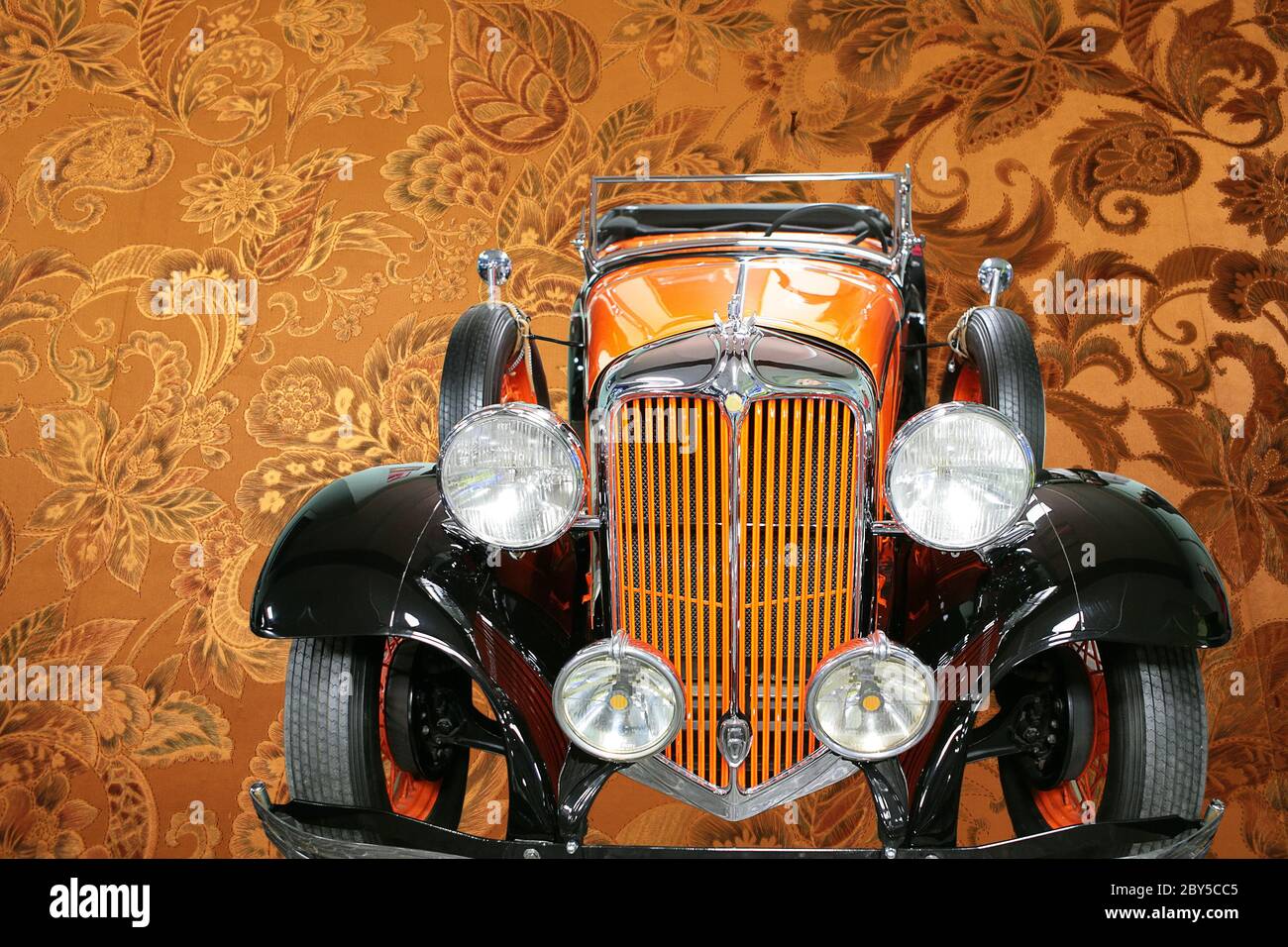 Bateau vintage car Banque D'Images