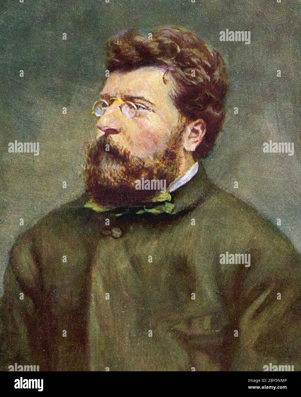 GEORGES BIZET (1838-1875) compositeur français romantique en 1875 Banque D'Images